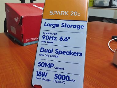 💯Tecno Spark 20C (128gb/8gb RAM+8). NUEVOS En Caja. Dual SIM💯 - Img main-image