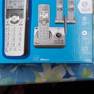 Vendo INALÁMBRICO AT & T, DE 3 BASES NUEVO +18133093827 - Img 78558341