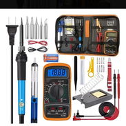 Kit de soldadura eléctrico, temperatura regulable, multímetro. Todo nuevo en su estuche - Img 55706942