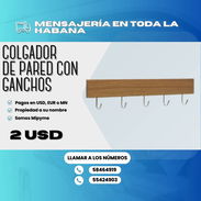 🪵 COLGADOR DE PARED 💲2 USD - Img 52639032