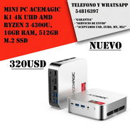 Mini PC ACEMAGIC K1 4K UHD AMD Ryzen 3 4300U, 16GB RAM, 512GB M.2 SSD "Nuevo Sellado" 320 USD - Img 56953771