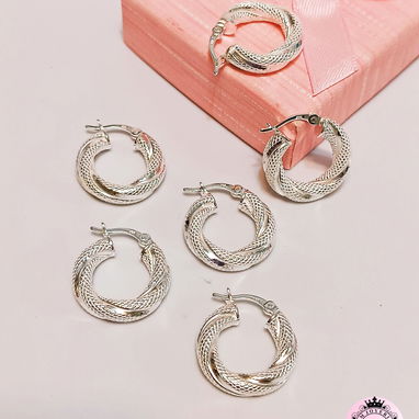 Argollas de Plata S925. LM joyería. El precio varía según el modelo - Img 118866947