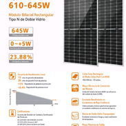 ¡Paneles Solares Bifaciales 645W Tipo N al Mejor Precio! - Img 57992717
