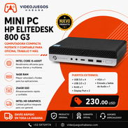 Mini PC HP EliteDesk 800 G3 i5 16GB 256GB SSD | Computadora Compacta en La Habana - Img 55133325