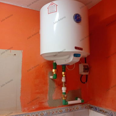 Instalación de calentador eléctrico. Plomero en la habana, plomero de cobre, piezas de cobre para agua. Móvil 55372513 - Img 126421483