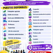 Tenemos todas estas plazas disponibles,si crees que cumples con el perfil escríbeme - Img 58020624