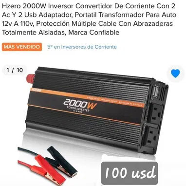 💥CARGADORES DE BATERÍAS DE 6,10 Y 20 AMP💥 💥INVERSORES DE CORRIENTE 💥 - Img 123134012