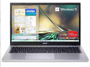 Laptop ACER 15.6" Ryzen 3 (8/128GB)+Forro//Laptop Acer Ryzen 3 Ideal para el uso de toda la familia//Nuevo en caja// - Img 66928230