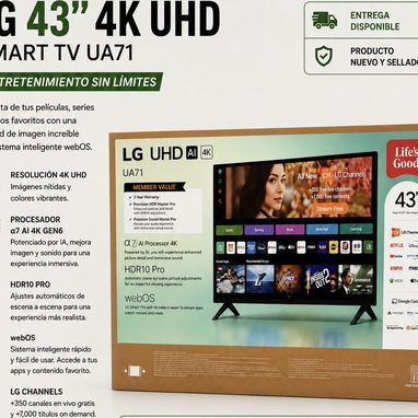 TV de 32” - 55” ( modelos 2025 ) LG , Samsung , Hisense ( Las mejores marcas ) - Img 121875113