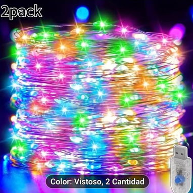 Luces de hadas USB de 200 LED para decoraciones - Img 123347162