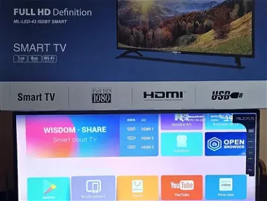 Televisor de 42 pulgadas marca Milexus nuevo Smart TV y Full HD 0km - Img 67485623