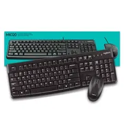 Kit De Teclado Y Mouse Logitech Usb Mk120 De Cable Nuevo Sellado Caja - Img 49733768