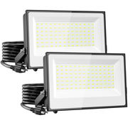 Reflector LED Onforu 120W NUEVO - 12000 Lumenes, Con Enchufe, IP66, Luz Blanca 6500K, Aluminio, Exterior e Interior - Img 57430213