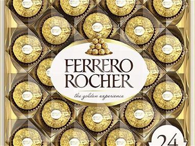 Ferrero Rocher Caja de Chocolates Rellenos con Avellanas y Crema de Chocolate 24 Unidades-58578356 - Img main-image