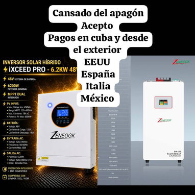 Servicio de instalación de Inversores y Baterías - Img 122733834