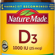 Vitamina D-3 1000IU (25mcg) 100 cápsulas - Img 56868028