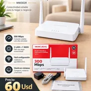 Router Router Mercusys Mercusys 2 LAN + 1 WAN para internet - Img 57536379