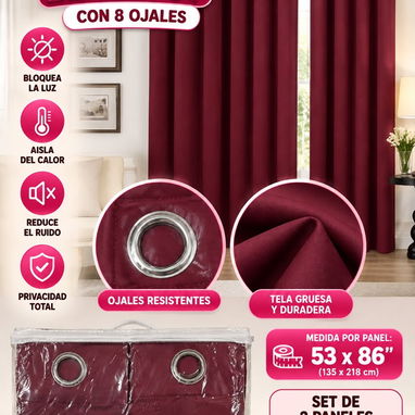 CORTINAS BLACKOUT - 3/8