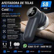 ✨ Afeitadora de Telas Recargable ColdSky – $8 USD ✨ - Img 57283053