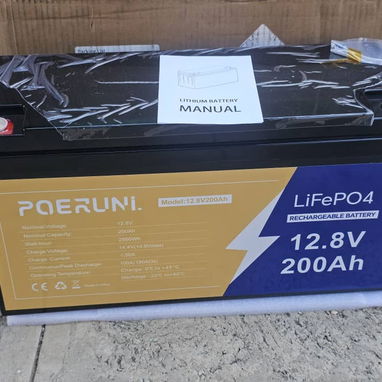 LIFEPO4 12.8v 200ah 2560WH. 0km - 2/2