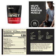Whey protein Gold estándar Optimus Nutrition 22 servicios - Img 45246490