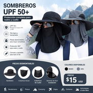 SOMBRERO DE PROTECCIÓN TOTAL 360° – Ideal para Sol, Viento, Polvo y Mosquitos - Img 52454593