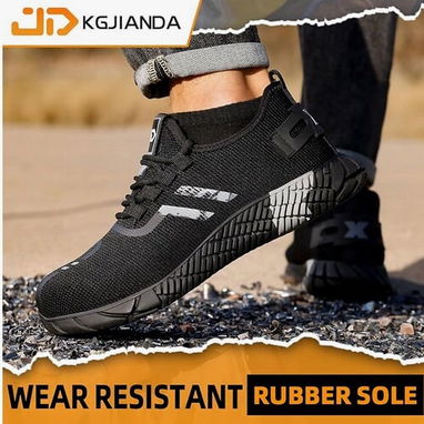 KGJIANDA Zapatos de punta de acero para hombre No. 37 NUEVOS - 3/8