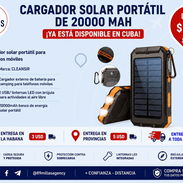 CARGADOR  Solar y Power Bank - Img 54425569
