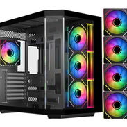 DIYPC ARGB-N3-BK Negro USB3.0/Type C - Carcasa para computadora de juegos ATX de vidrio templado con 3 paneles de vidrio - Img 52630265