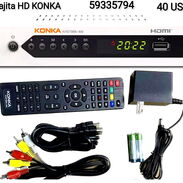 Cajita Hd konka para la televisión digital con mando y baterías incluída, cable HDMI nuevas con garantía  40 USD acepto - Img 45633214