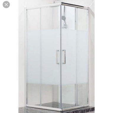 Bloques de cristal, mampara, kavina, paños fijo  puertas batible - 8/10