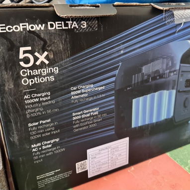 ESTACIÓN DE ENERGÍA MARCA ECO FLOW MODELO DELTA 3 - 4/5