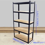 📢 Estantes modernos con 5 niveles, para decorar su hogar o negocio. Importados - Img 57895572