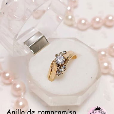 Anillos de compromiso de mujer oro 10k originales calidad garantizada - Img 127555871