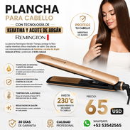 230 °C (450 °F) / PLANCHA PARA CABELLO CON TECNOLOGÍA DE KERATINA Y ACEITE DE ARGÁN REMINGTON - Img 55004659