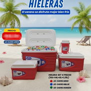 Hieleras portátil set de 4 piezas azul rojas verdes 100 usd - Img 55875906