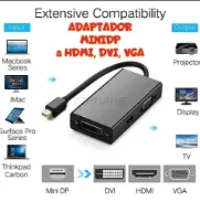 Adaptador mini displayport a HDMI // Adaptador mini displayport a VGA Adaptador mini displayport a DVI - Img 45804221