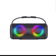Bocina Unno Tekno Cannon+ TWS Bluetooth 5.1 16W RGB USB SD Aux FM Batería 2400mAh Sonido Potente Portátil 💵50USD - Img 55848558