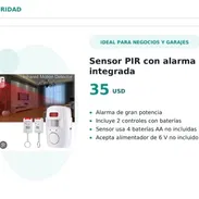 Sistema de seguridad PIR con control remoto - Img 57456347