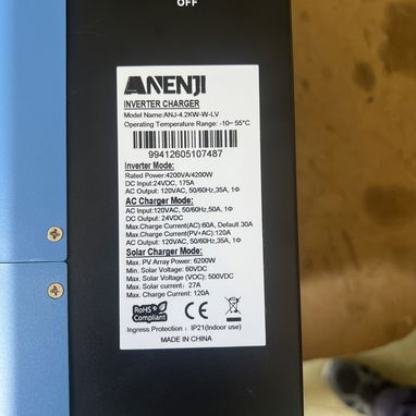 INVERSOR DE 4200 W ANENJI - 3/3