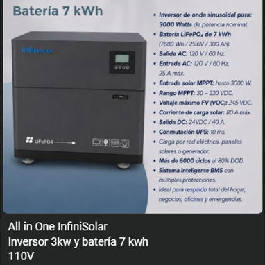All in one (Inversor+Bateria) de diferentes modelos y capacidades - 5/6