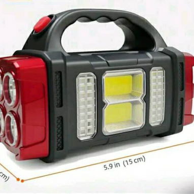 Lámpara LED Recargable con Panel Solar - 2/2