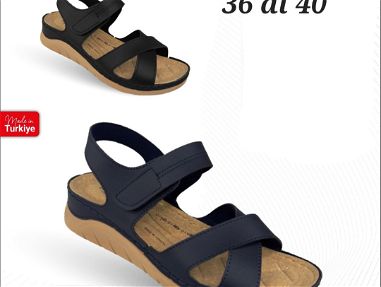Sandalias turcas ajustables d la línea KONFORT para personas mayores o pies delicados - Img 66482835