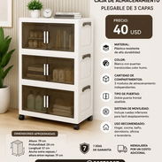 CAJA DE ALMACENAMIENTO PLEGABLE DE 3 CAPAS NUEVAS EN CAJA!!! - Img 54883751