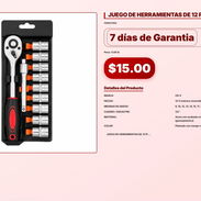 JUEGO DE HERRAMIENTAS DE 12 PIEZAS . - Img 57102502