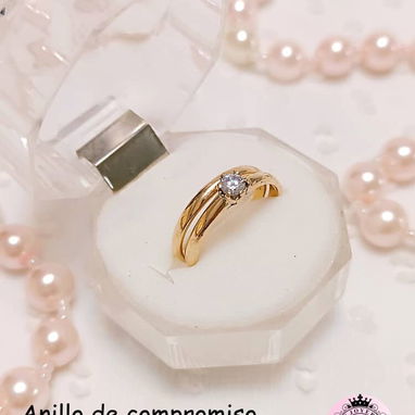 Anillos de compromiso de mujer oro 10k originales calidad garantizada - Img 127555878