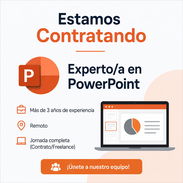 Experto/a en PowerPoint | Remoto | Jornada completa (Contrato/Freelance) - Img 56874492