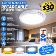 Lámparas Led Recargable para techo de sensor de movimiento - Img 55030606