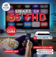 Disfruta de una experiencia de cine en casa con nuestro #SmartTV 55' FullHD + #Caja decodificadora digital HD.🖥🤩 ¡Hará - Img 45852510
