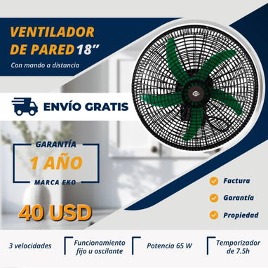 Ventilador, pared, pedestal, de mesa y recargables - 8/10